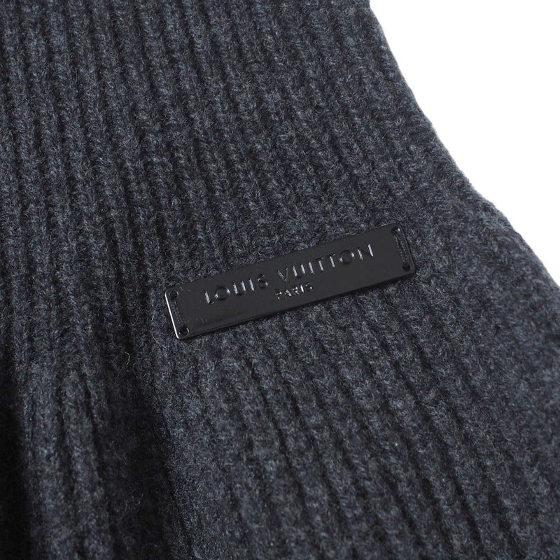 LOUIS VUITTON one piece RW132W knit Gray x black Women XS Used Authentic