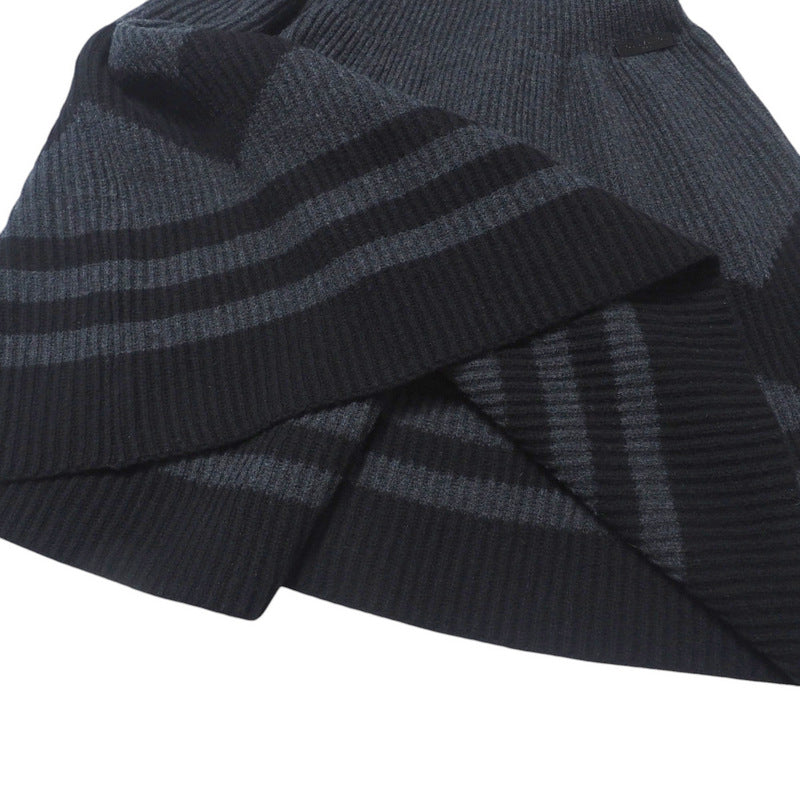 LOUIS VUITTON one piece RW132W knit Gray x black Women XS Used Authentic
