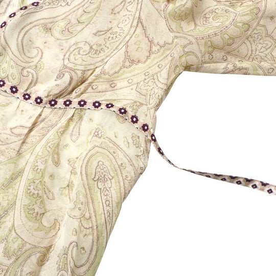 LOUIS VUITTON Tunic 100% silk beige Women 36 Used Authentic