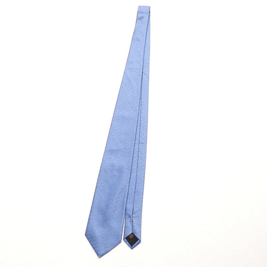 LOUIS VUITTON tie silk Blue type mens Used Authentic