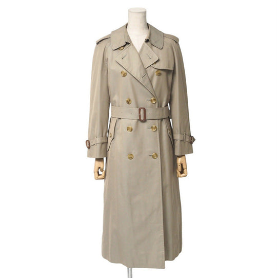 BURBERRY trench coat Outer fabric: 100% cotton Beige type Women 9AB2 Used Authentic