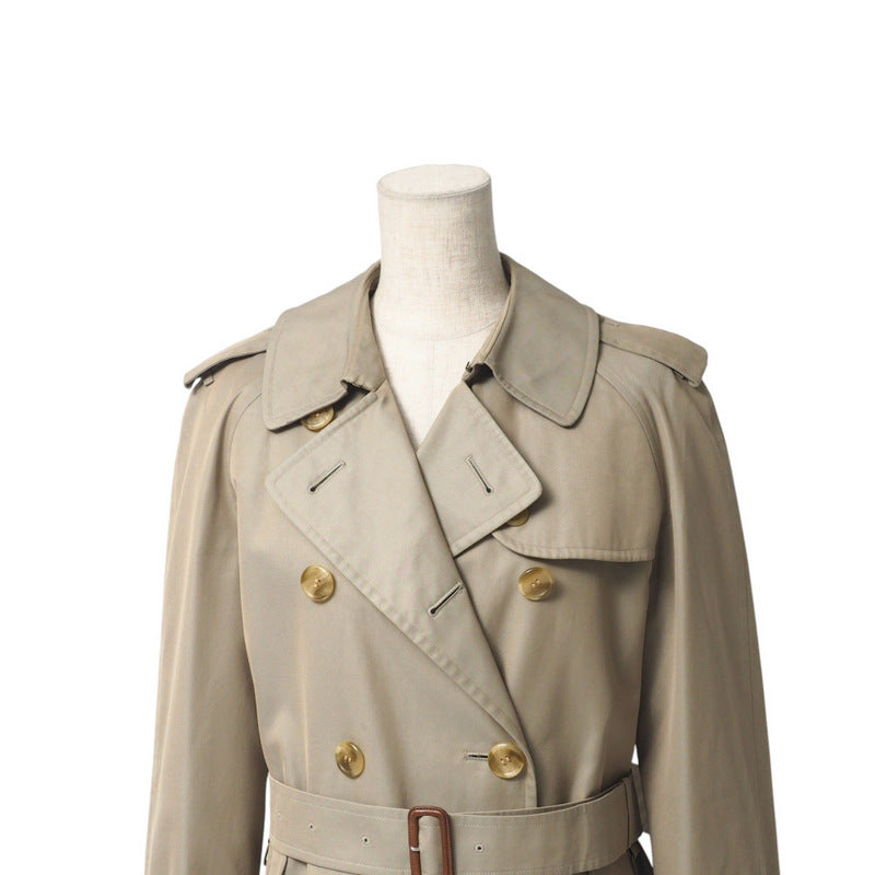 BURBERRY trench coat Outer fabric: 100% cotton Beige type Women 9AB2 Used Authentic