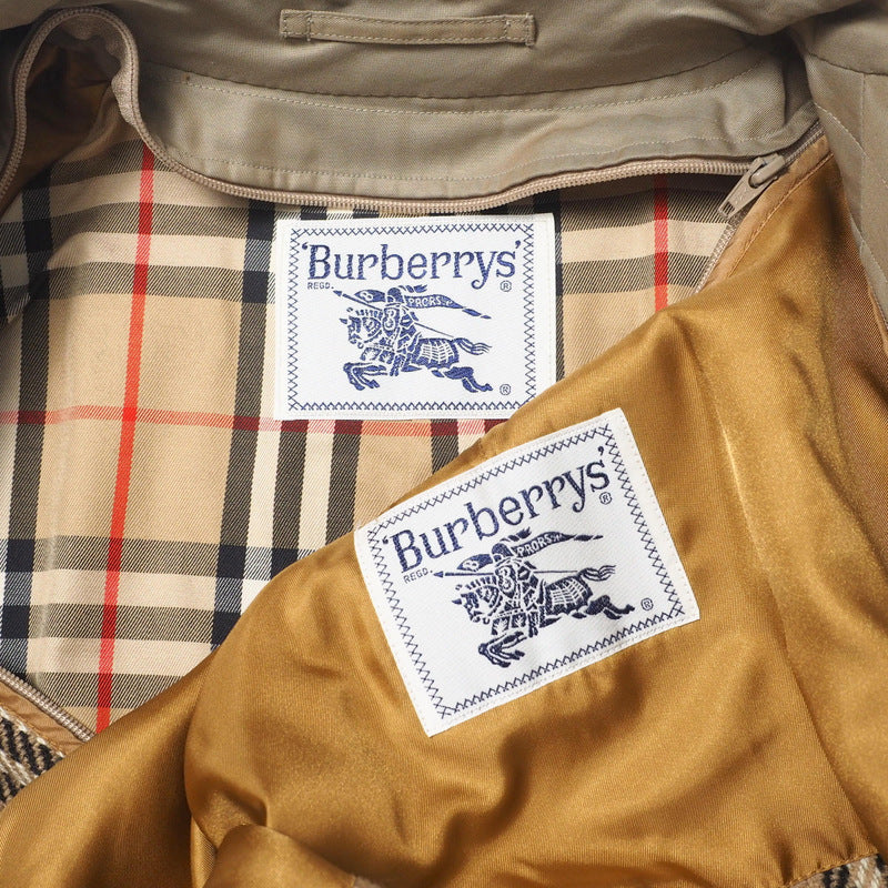 BURBERRY trench coat Outer fabric: 100% cotton Beige type Women 9AB2 Used Authentic
