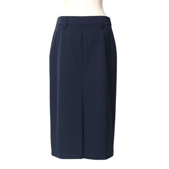 PRADA skirt P151U polyester Navy Women 38 Used Authentic