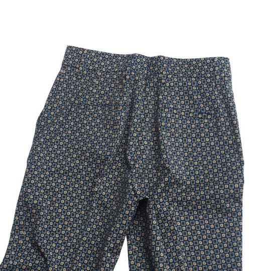 PRADA Pants P281D wool Blue x Black type Women 38S Used Authentic