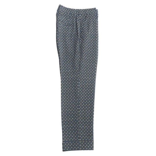 PRADA Pants P281D wool Blue x Black type Women 38S Used Authentic