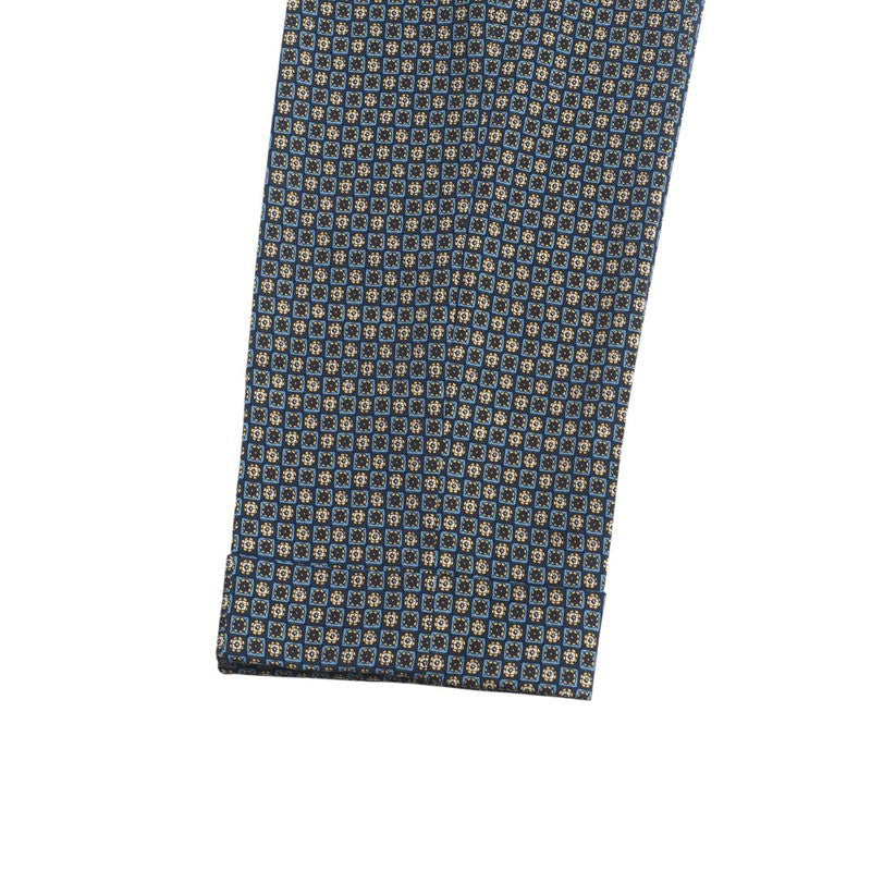 PRADA Pants P281D wool Blue x Black type Women 38S Used Authentic