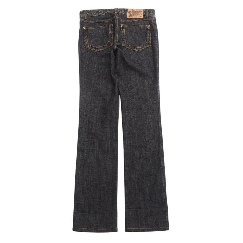 LOUIS VUITTON Denim pants 072WWLPA02CF7 Cotton denim Black type Women 38 Used Authentic