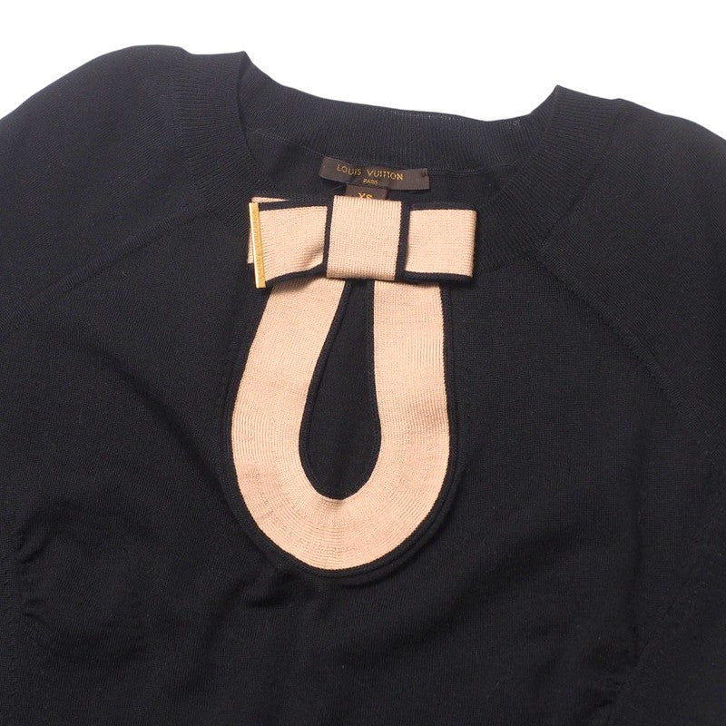 LOUIS VUITTON knit RW111A WSK515MXR knit Black/Pink Brown Women XS Used Authentic