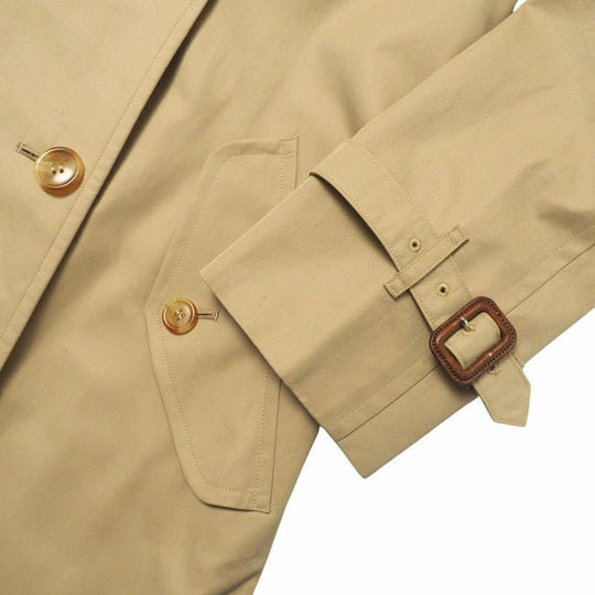 BURBERRY trench coat 100% cotton beige Women 7AB2 Used Authentic