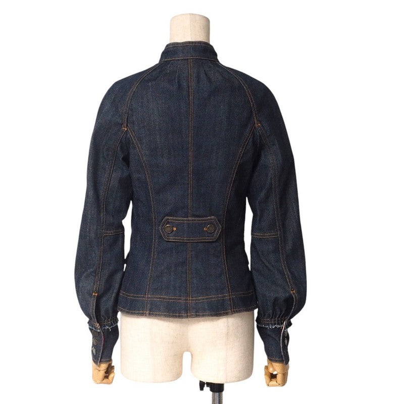 LOUIS VUITTON Denim Jacket Cotton denim Blue type Women 34 Used Authentic