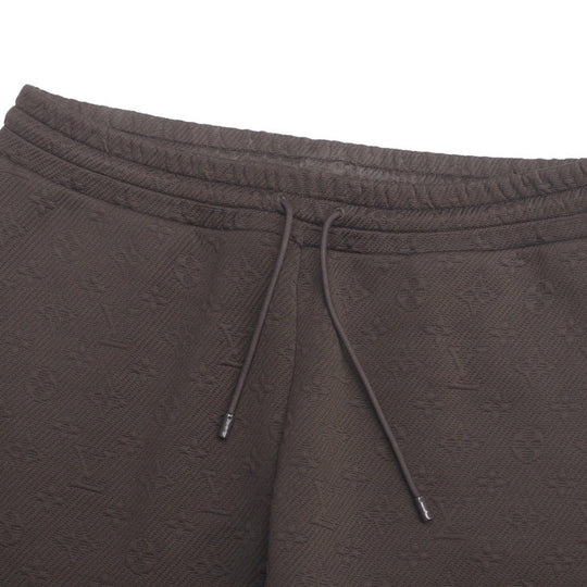 LOUIS VUITTON Pants RM231Q XHM HJY46W 66% polyester, 21% nylon, 13% cotton Brown Monogram mens XL Used Authentic