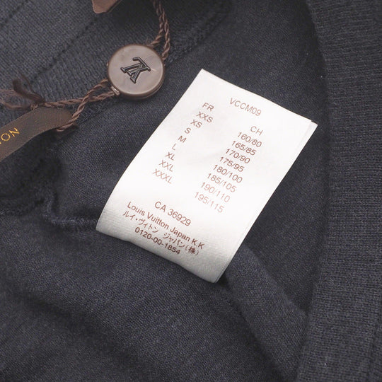 LOUIS VUITTON Pants RW171Q JUJU HAY43 sweat charcoal mens XL Used Authentic