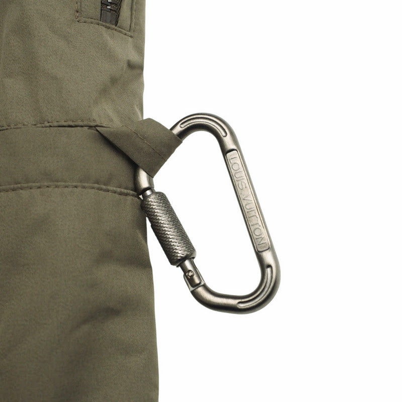 LOUIS VUITTON Shorts polyester khaki mens S Used Authentic