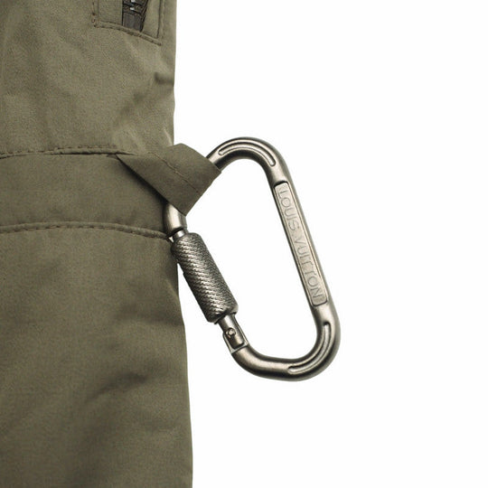 LOUIS VUITTON Shorts polyester khaki mens S Used Authentic