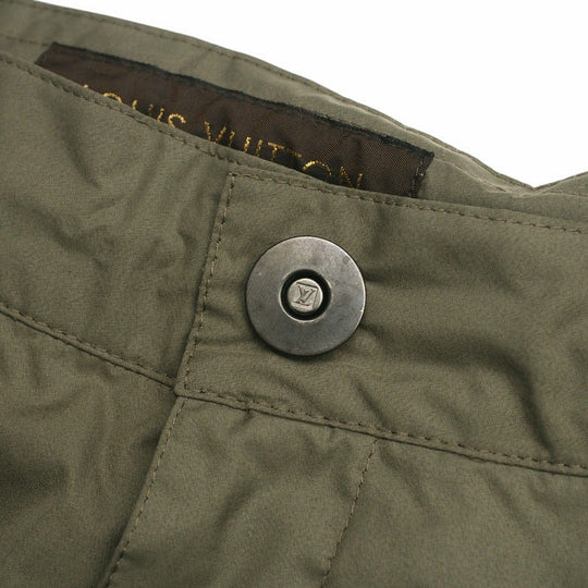 LOUIS VUITTON Shorts polyester khaki mens S Used Authentic