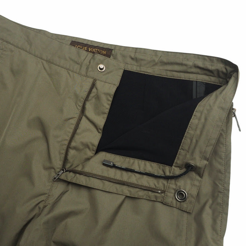 LOUIS VUITTON Shorts polyester khaki mens S Used Authentic
