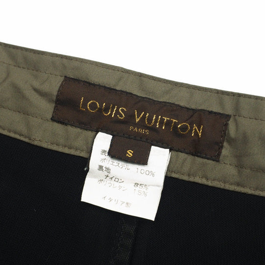 LOUIS VUITTON Shorts polyester khaki mens S Used Authentic