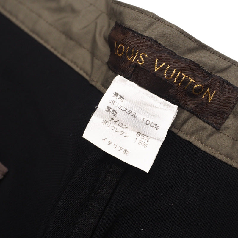 LOUIS VUITTON Shorts polyester khaki mens S Used Authentic