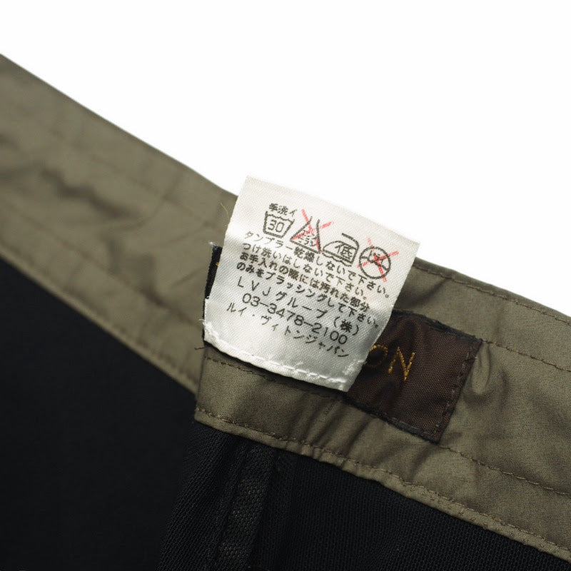 LOUIS VUITTON Shorts polyester khaki mens S Used Authentic