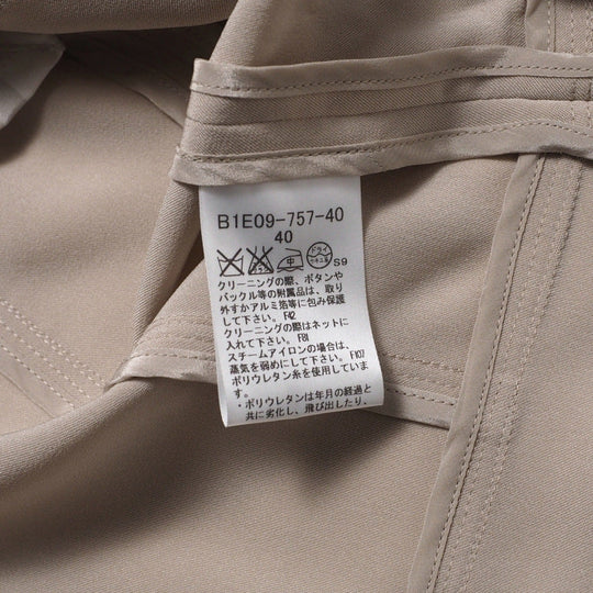 BURBERRY tailored jacket B1E09-757--40 96% triacetate, 4% polyurethane beige Women 40 Used Authentic