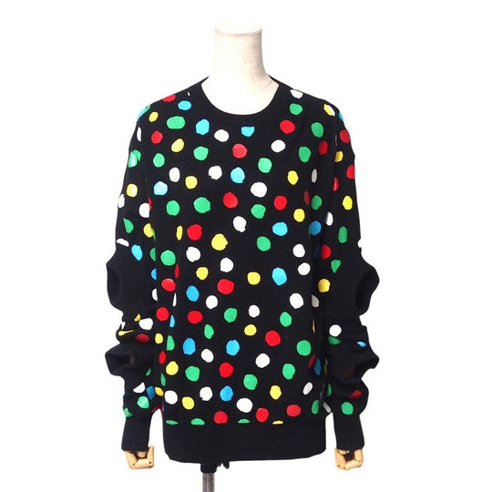 LOUIS VUITTON sweater FOKL22YC3 knit Black type Women M Used Authentic