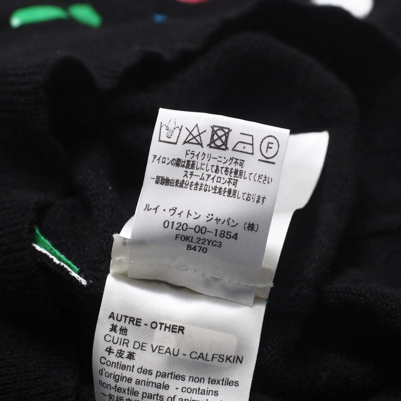 LOUIS VUITTON sweater FOKL22YC3 knit Black type Women M Used Authentic
