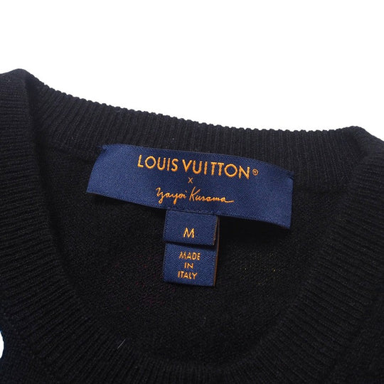 LOUIS VUITTON sweater FOKL22YC3 knit Black type Women M Used Authentic