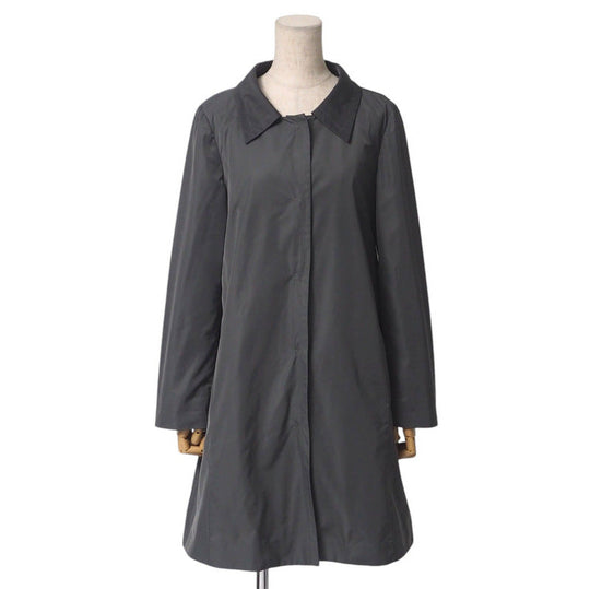 PRADA coat 290310 100% polyester% gray Women 38 Used Authentic
