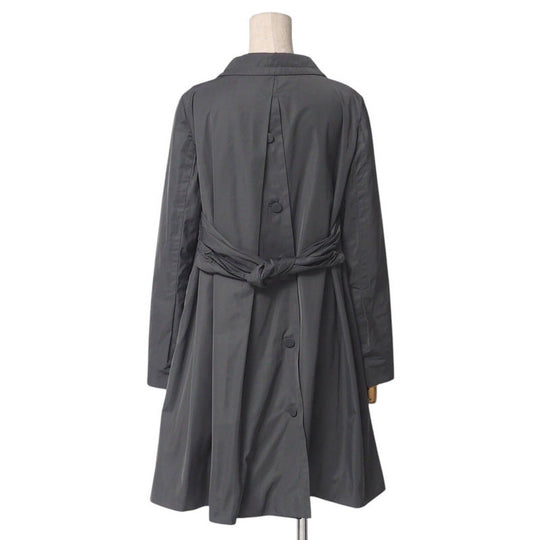 PRADA coat 290310 100% polyester% gray Women 38 Used Authentic