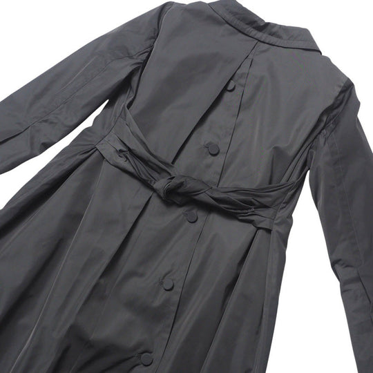 PRADA coat 290310 100% polyester% gray Women 38 Used Authentic
