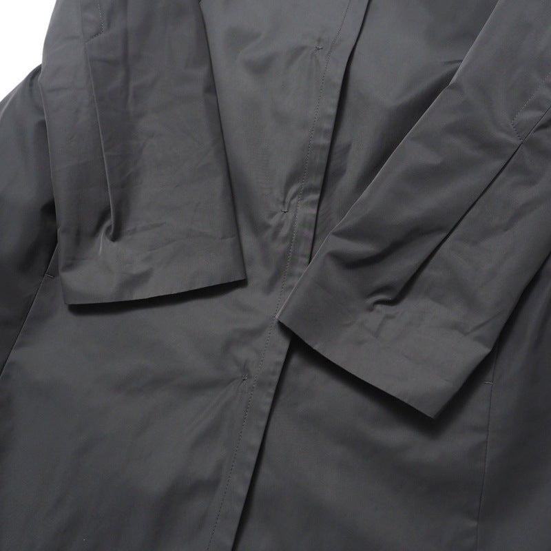 PRADA coat 290310 100% polyester% gray Women 38 Used Authentic