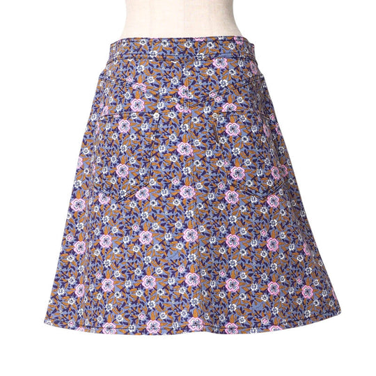 LOUIS VUITTON skirt RW152A F8SK25B74 cotton purple Women 38 Used Authentic