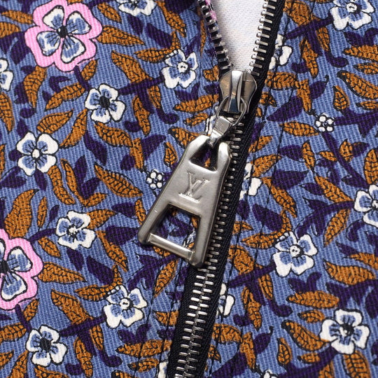 LOUIS VUITTON skirt RW152A F8SK25B74 cotton purple Women 38 Used Authentic