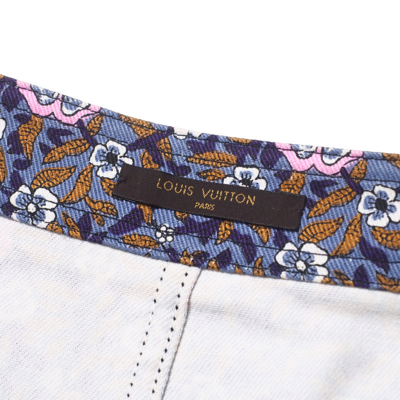 LOUIS VUITTON skirt RW152A F8SK25B74 cotton purple Women 38 Used Authentic
