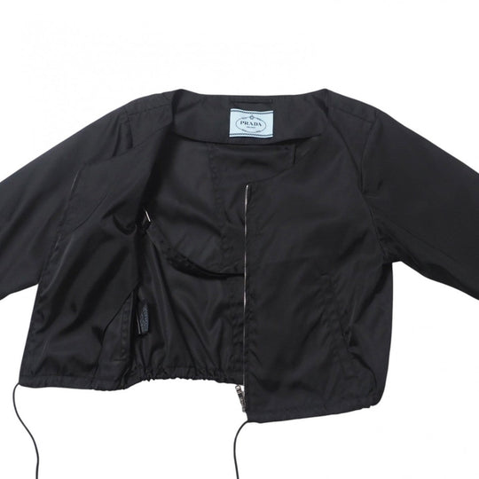 PRADA Jacket 291351 Nylon black Women 36 Used Authentic