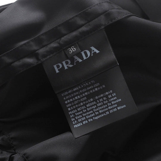 PRADA Jacket 291351 Nylon black Women 36 Used Authentic