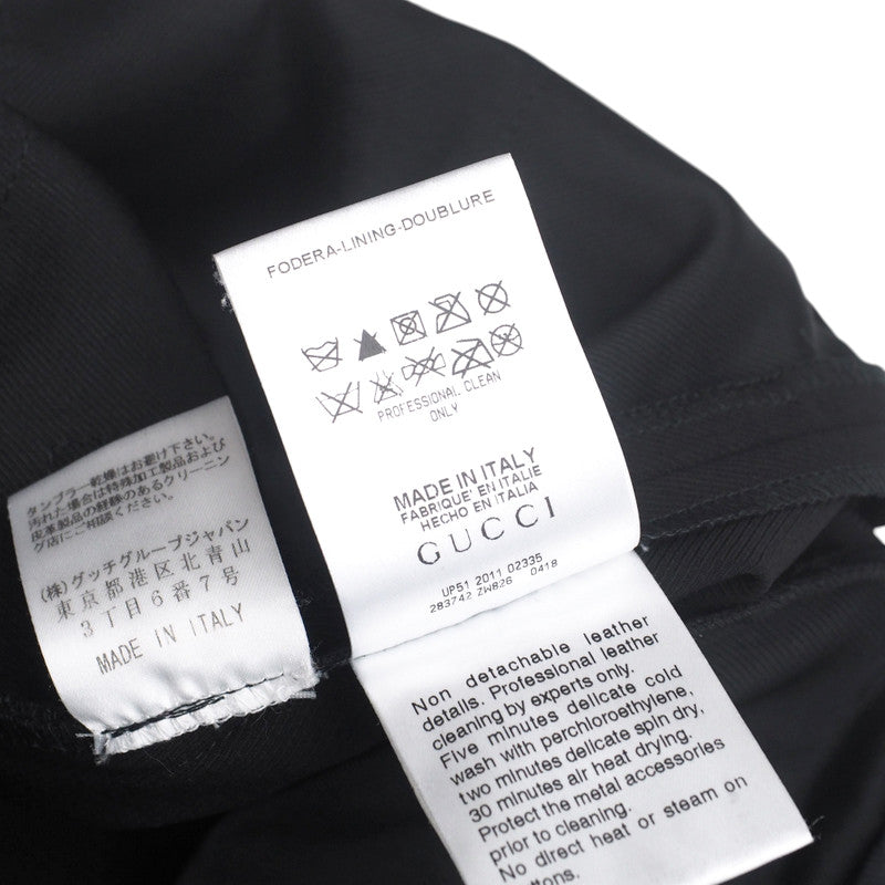 GUCCI Pants wool black Women 36 Used Authentic