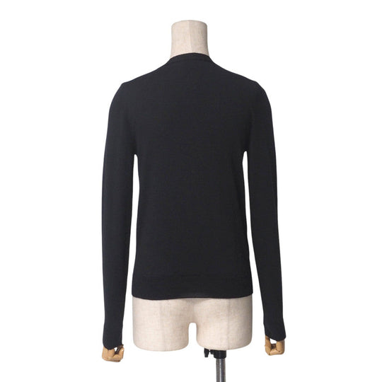 PRADA cardigan F25F68 knit black Women 40 Used Authentic