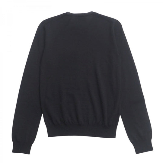 PRADA knit P24CON R172 XH2 cotton black Women 38 Used Authentic