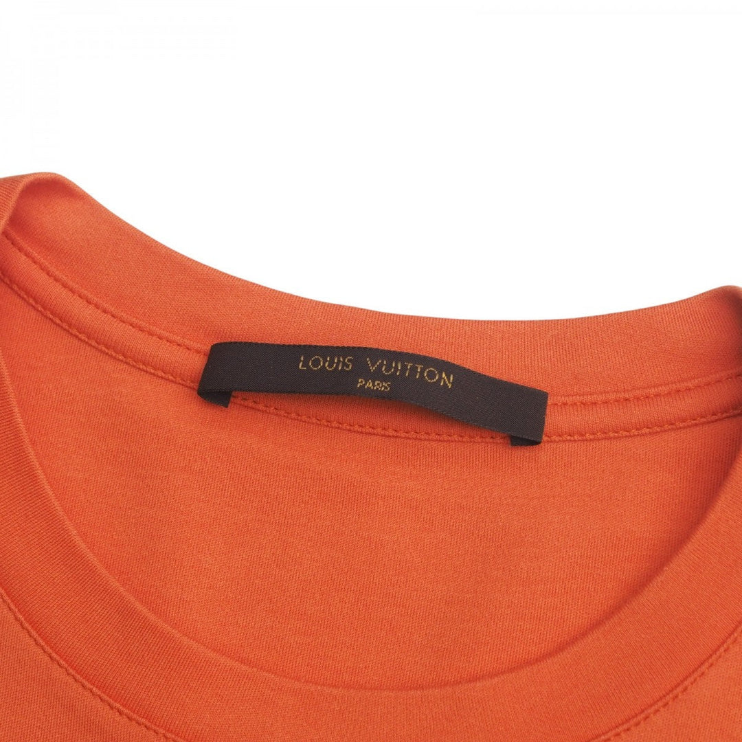 LOUIS VUITTON Short sleeve T-shirt RM151 H7Y66WCMS cotton Orange mens S Used Authentic