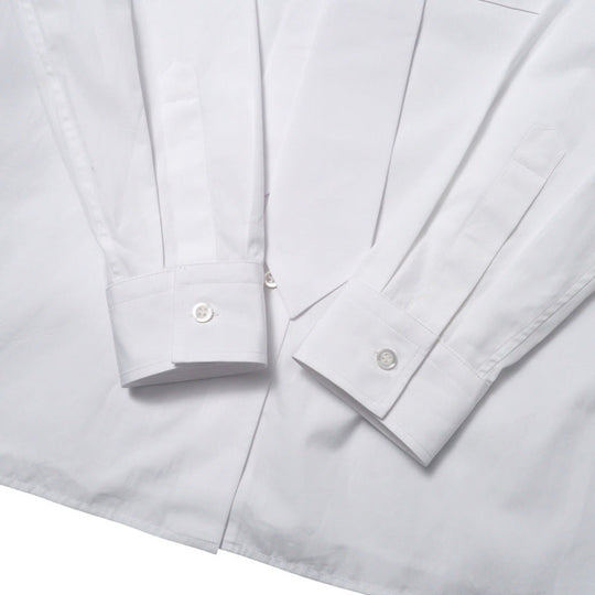 PRADA Long sleeve shirt DNA91Q cotton 100% white Women 44 Used Authentic