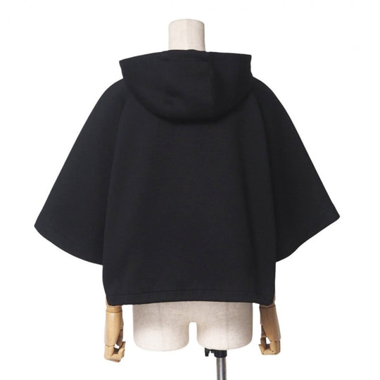 PRADA Hoodie 138561 62% cotton, 38% polyamide black Women XS Used Authentic