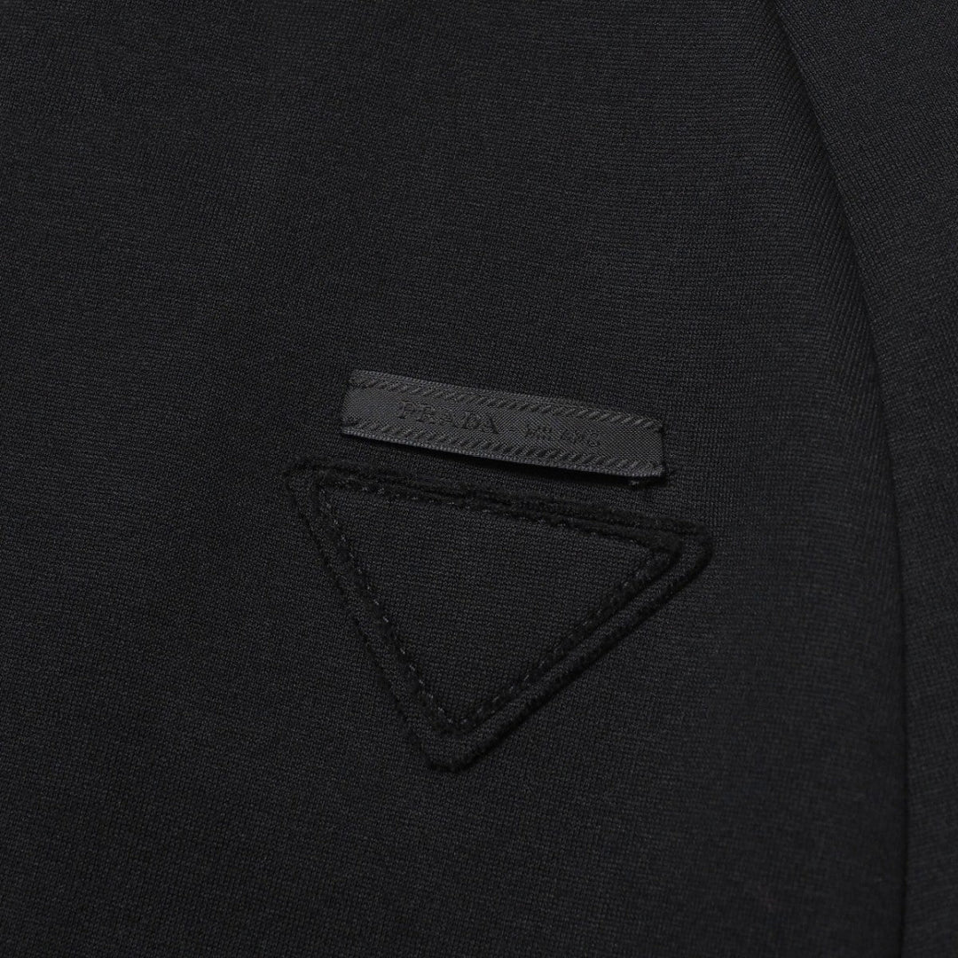 PRADA Hoodie 138561 62% cotton, 38% polyamide black Women XS Used Authentic