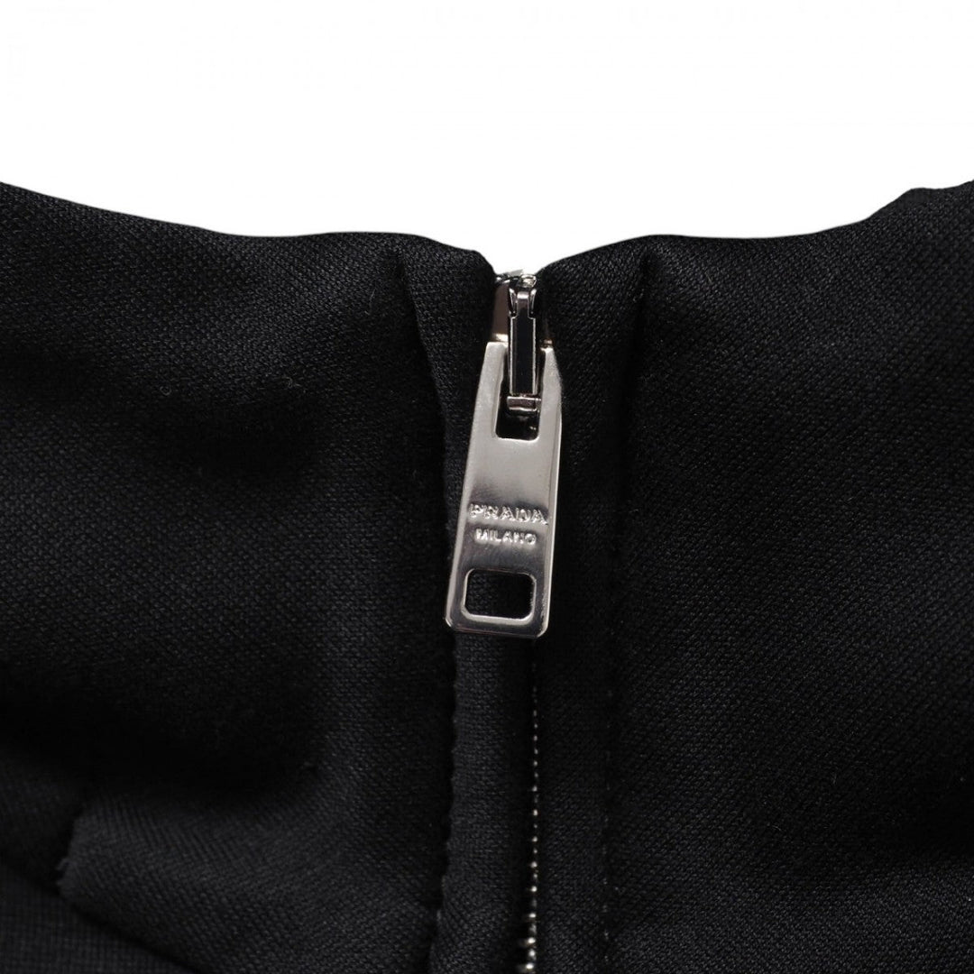 PRADA Hoodie 138561 62% cotton, 38% polyamide black Women XS Used Authentic