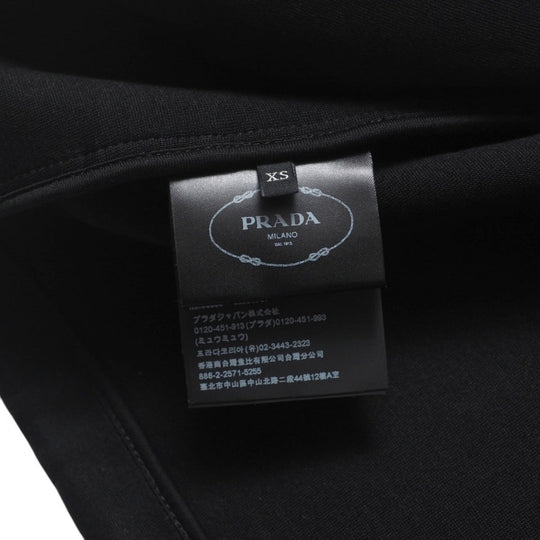PRADA Hoodie 138561 62% cotton, 38% polyamide black Women XS Used Authentic
