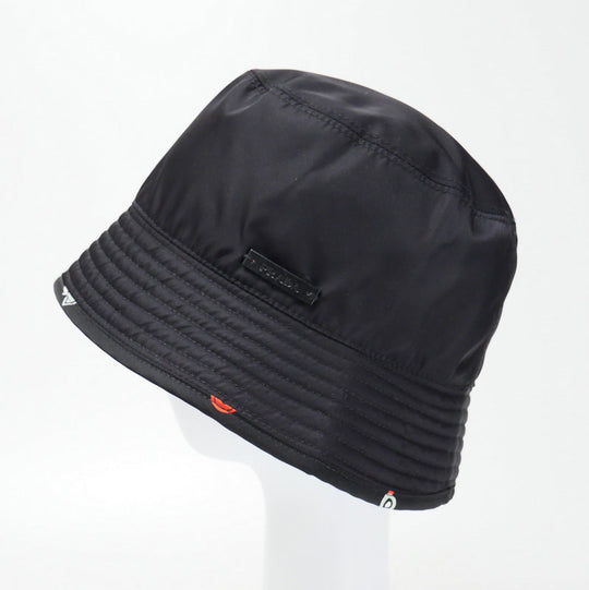 PRADA hat Nylon black Women S Used Authentic