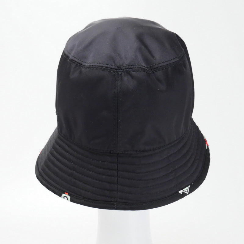 PRADA hat Nylon black Women S Used Authentic