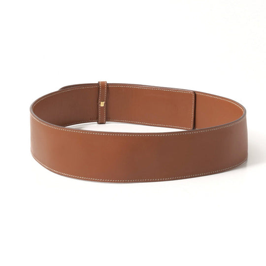 GUCCI belt 037 098 0309 Genuine Leather Brown gold 70・28