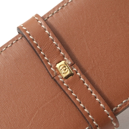 GUCCI belt 037 098 0309 Genuine Leather Brown gold 70・28